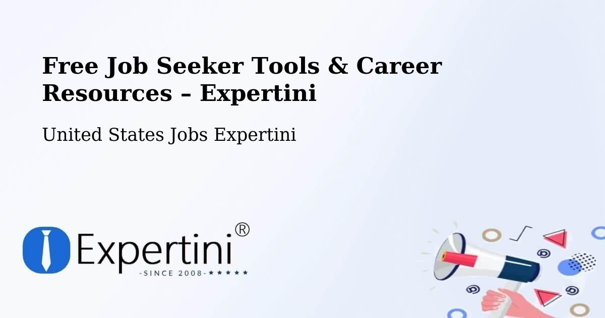 Free Job Seeker Tools & Career Resources – Union Gap - Union Gap, United States Jobs Expertini